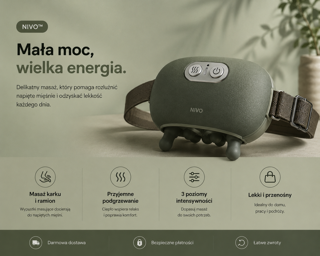 Nivo™– Masażer karku z podgrzewaniem