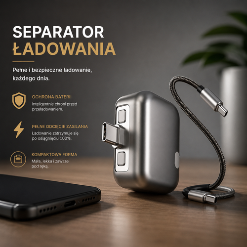 Inteligentna Ładowarka Auto Stop – Chroń baterię swojego telefonu