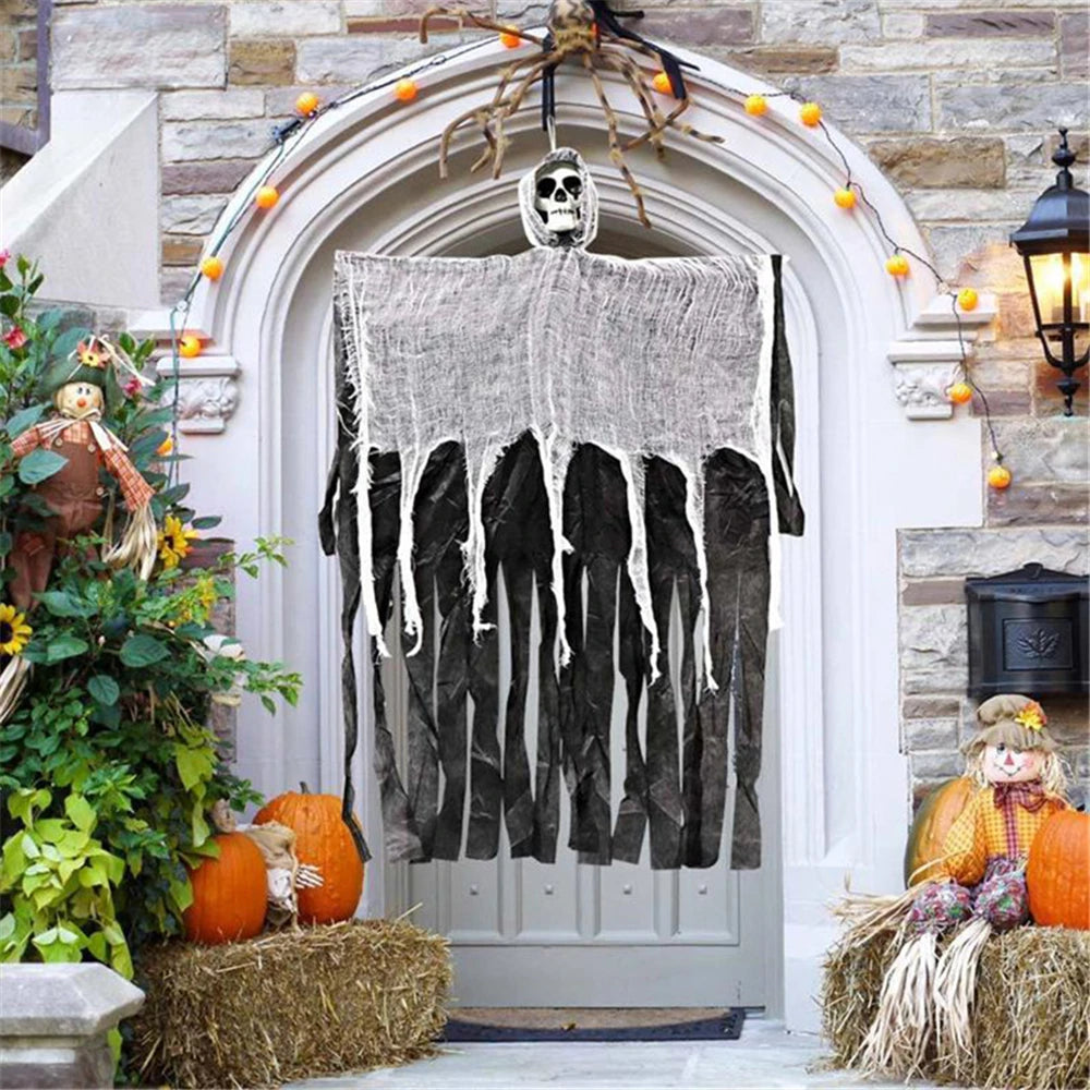 💀 Wisząca czaszka Halloween – stwórz mroczny klimat pełen grozy!