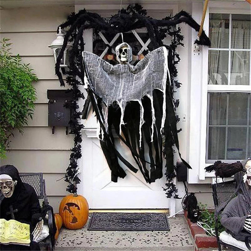 💀 Wisząca czaszka Halloween – stwórz mroczny klimat pełen grozy!