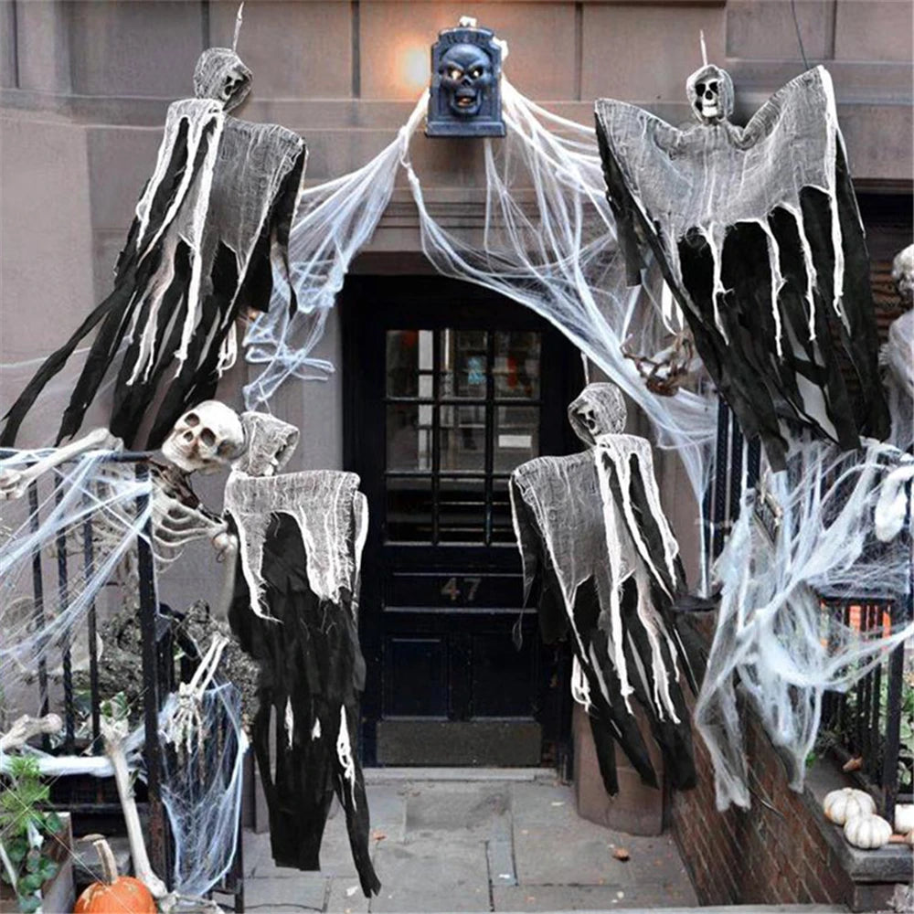 💀 Wisząca czaszka Halloween – stwórz mroczny klimat pełen grozy!